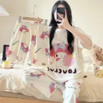 DR403 – Women’s three-piece home clothes set (5)