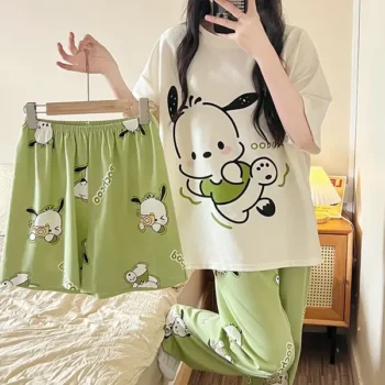 Women's three-piece home clothes set