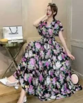 DR129 – super fairy long skirt floral dress (4)