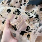 DR207 – design printed patchwork skirt dress (3)