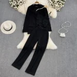 DR212 – Professional three-piece suit dress (2)