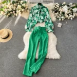 DR218 – fashionable two-piece suit, dress (7)