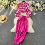 DR218 – fashionable two-piece suit, dress (7)