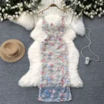 DR220 – embroidery mesh camisole vest (4)
