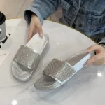 CT252 – Fashion diamond slippers non-slip wear-resistant soft sole (2)