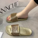 CT252 – Fashion diamond slippers non-slip wear-resistant soft sole (2)