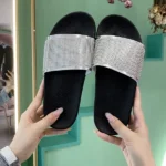 CT252 – Fashion diamond slippers non-slip wear-resistant soft sole (2)