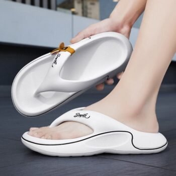 Flip-flops men's EVA slippers (White)