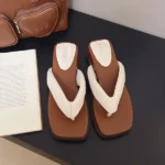 TP007 – Thick-soled height-enhancing wedge-heeled flip-flops for women shoe (4)