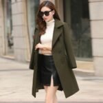 DR508 – Women’s slim fashion long waist woolen coat (4)