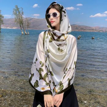 Women's High-end Satin Scarf