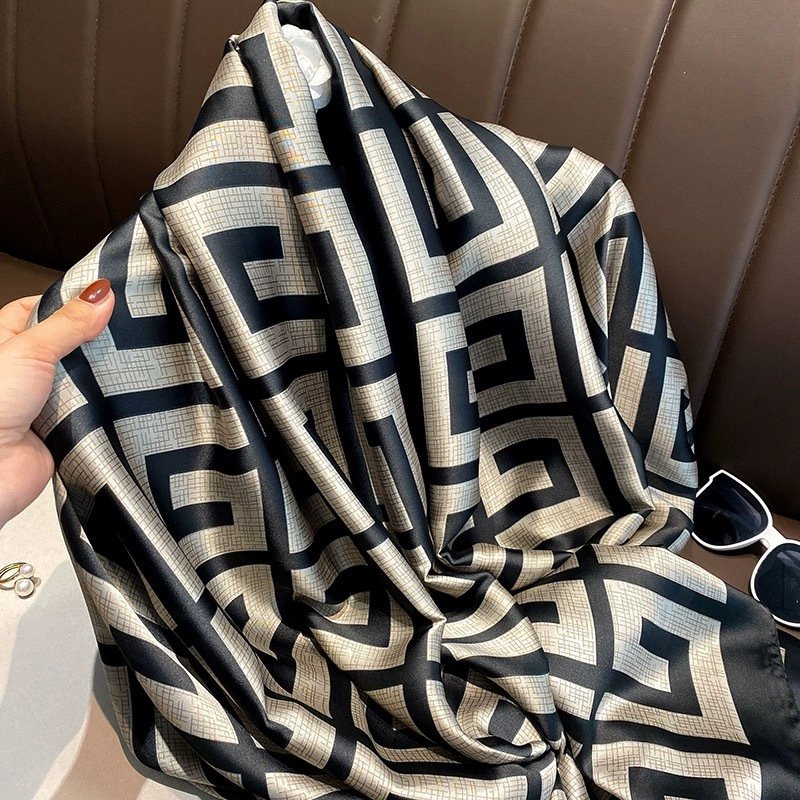 DR303 - Women's High-end Satin Scarfs (3)