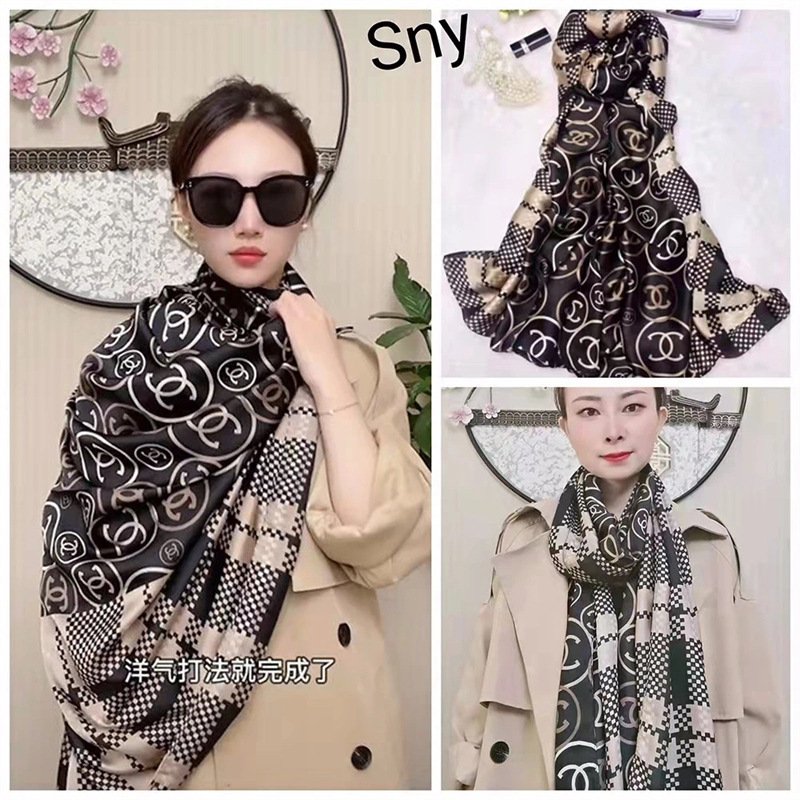 DR303 - Women's High-end Satin Scarfs (6)