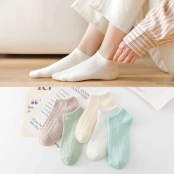 Women's antibacterial and Deodorant Short Socks