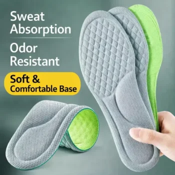 Sweat-absorbent insoles for men and women