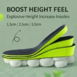 Height increasing insole men's and women's
